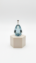 Cool Mist Blue Gemstone Pendant