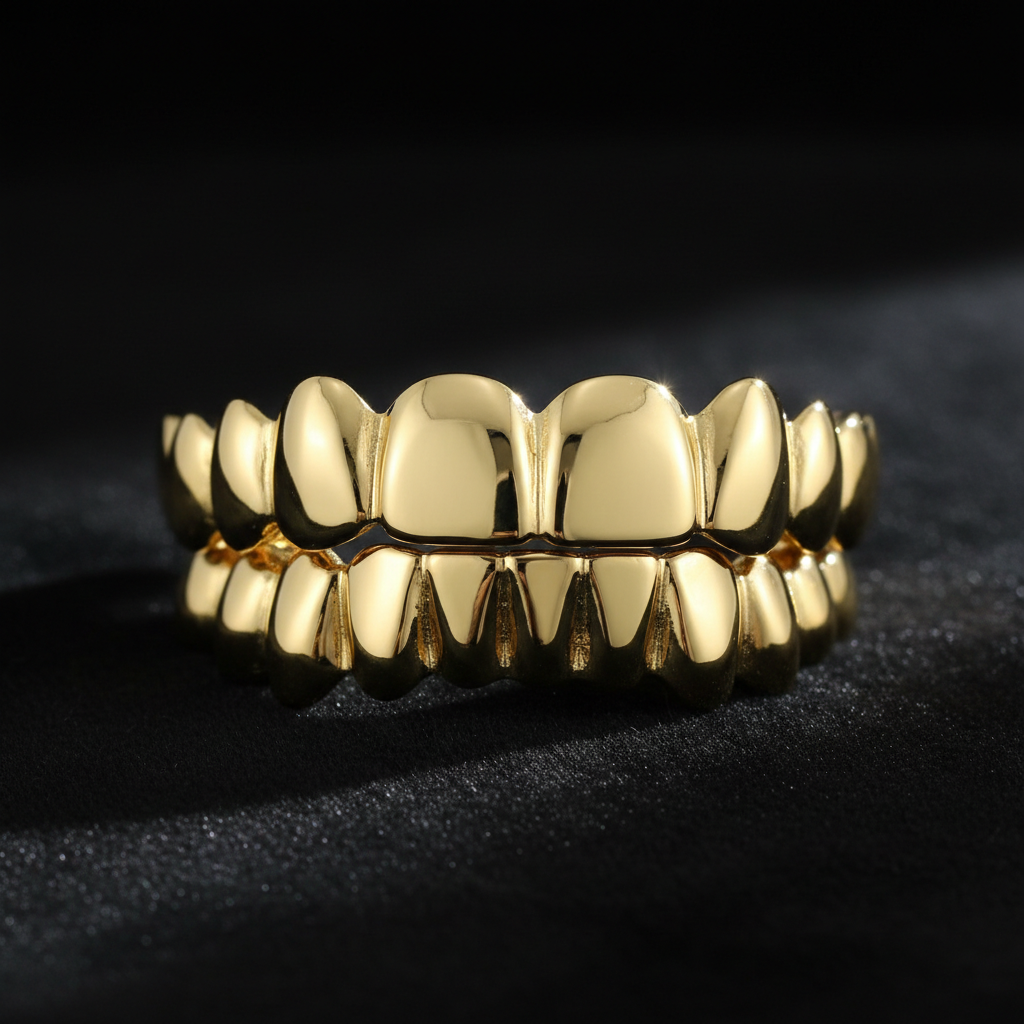 Custom Gold, Silver & Diamond Grillz