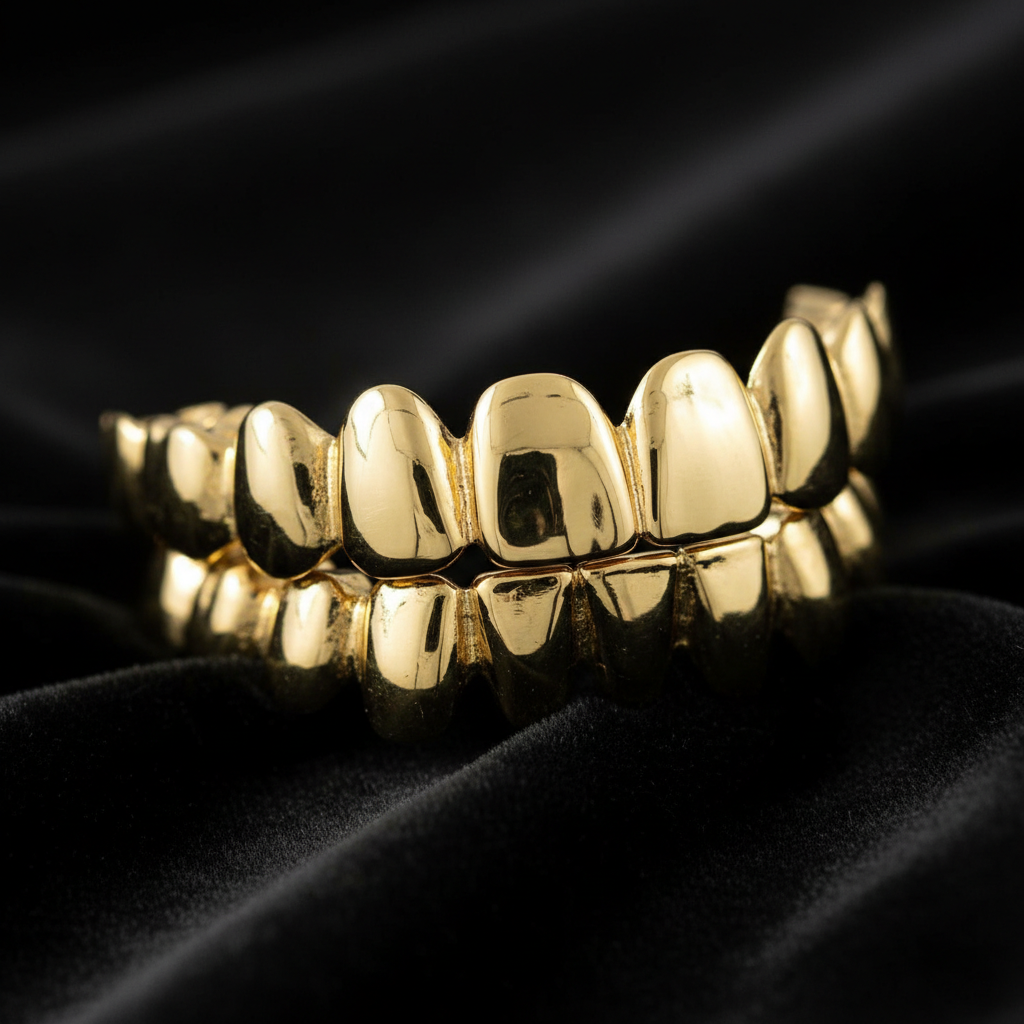 Custom Gold, Silver & Diamond Grillz