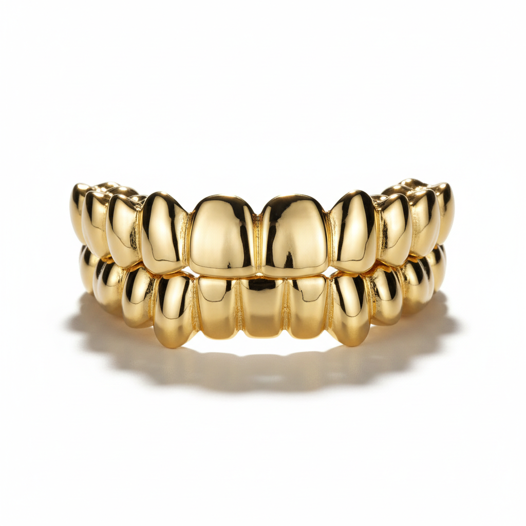 Custom Gold, Silver & Diamond Grillz