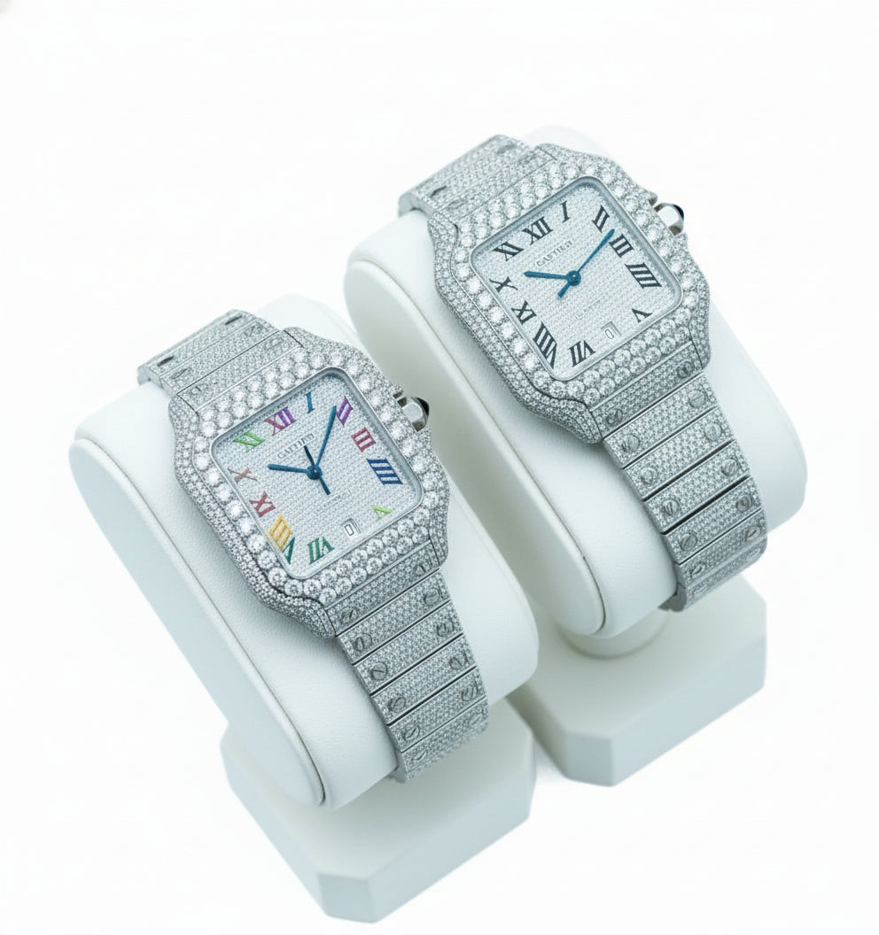 Big Boi Mens Cartier Diamond Watches