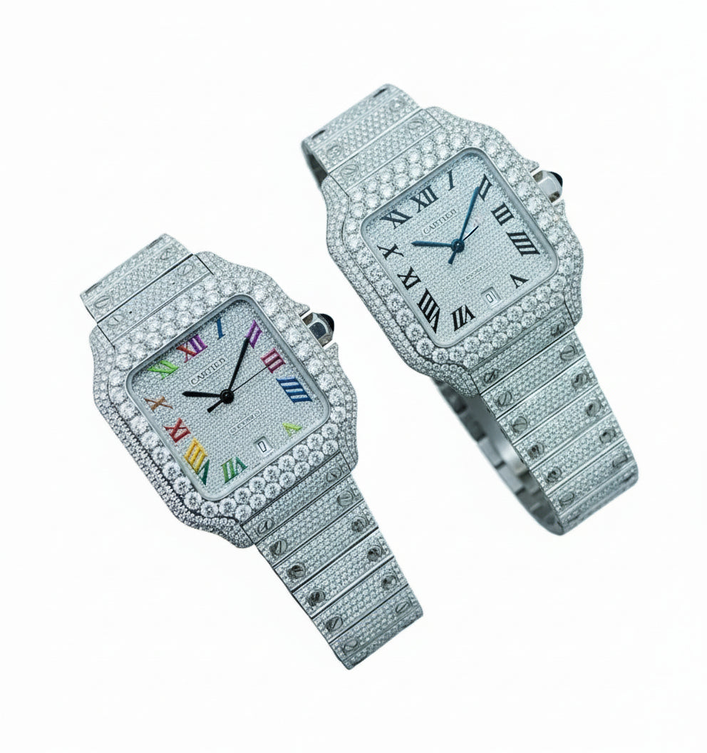 Big Boi Mens Cartier Diamond Watches