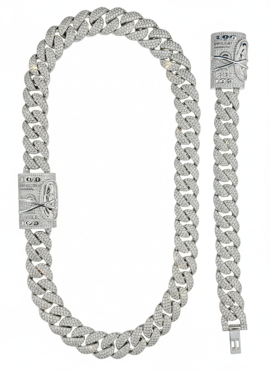 Silver_Moissanite_Cuban_Chain.